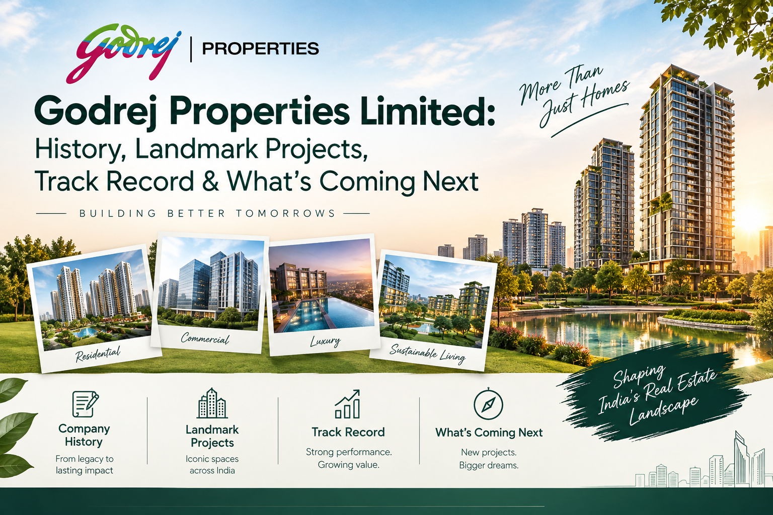Godrej Properties Limited: History, Landmark Projects, Track Record & What’s Coming Next